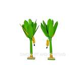 Simonart And Printing Artificial Banana Tree 2 Tree Siz 54 Cm 